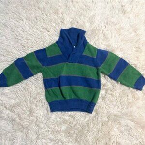 First‎ Impressions Blue Green Toddler Knit Sweater Size 24M